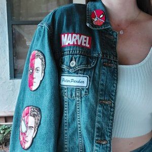 Spiderman: No Way Home Custom hand painted Jean Jacket